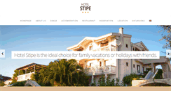 Desktop Screenshot of hotel-stipe.hr